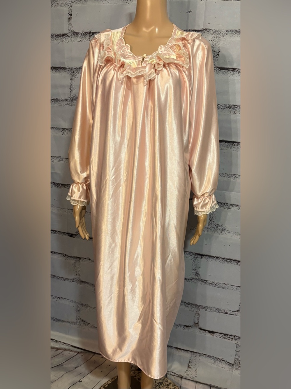 2 Vintage Pink Nightgowns Size Medium or Large
